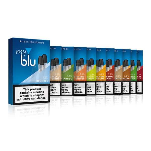 まとめ買いmyblu マイブルー ニコチンリキッド20ポッド【アメリカ個人輸入】