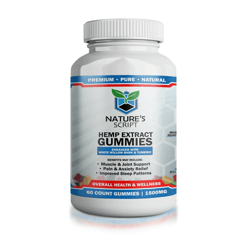 Nature’s Script(ネイチャーズ・スクリプト)CBDグミベアー60個入(CBD 1500mg配合)リラックス効果【アメリカ直輸入】高濃度カンナビジオール オーガニック ヘンプ カンナビノイド